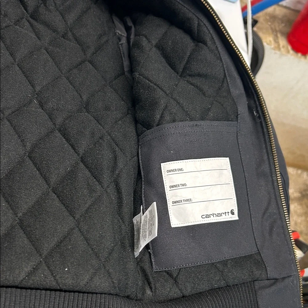 Carhartt Kids Black Hooded Puffer Coat - Picture 7 of 10